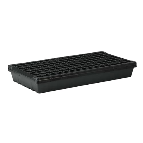 Bootstrap Farmer 128 Cell Seed Starter Tray Kit with Domes 10 Pack - size: 10 Cell, 10 Flats, 10 Domes