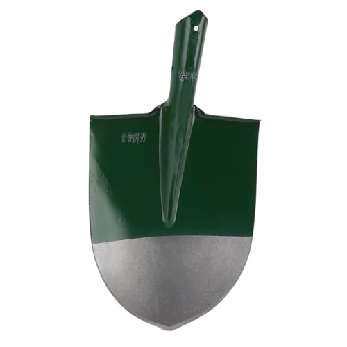 WALFRONT Garden Shovel Replacement Head Round Pointed Manganese Steel Digging and Transplant Tool