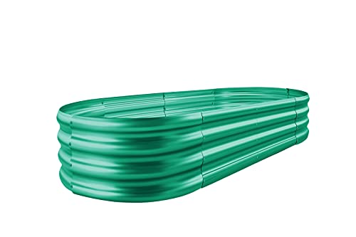 Land Guard Green Raised Bed, 6×3 ft Elevated Planter Box, Raised Beds for Gardening Vegetables（Green）… - color: 3-green, size: 6×3×1ft(1pcs）