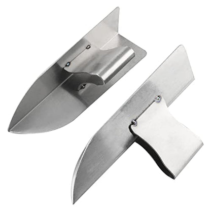 2pcs Drywall Corner Tool Stainless Steel Inner Outer Wall Corner Trowel Plastering Tool 90 Degree Right Angle Plaster Wall Corner Spatula