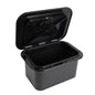 Marine Deck Access Hatch 10.63"×14.76" White/Black Rectangle Boat Hatch & Lid,Boat Deck Hatch Lids - color: black, size: 270-375BOX