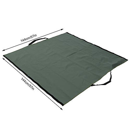 Leaf Tarp for Collecting Leaves, Large Capacity Oxford Cloth Foldable Leaf Bucket Leaf Collector Bag Reusable Yard Waste Bags Leaf Bag Holder for Collecting Leaves