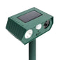 Cat Repellent Outdoor Deer Repellent Device Dog Repeller Solar Animal Repellent Ultrasonic Squirrel Repeller Waterproof with Flashing Light Motion Activated Sensor 2 Pack (2 Pack Dark Green)