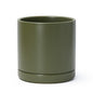 D'vine Dev 8.2 Inch Ceramic Planter Pot, Olive, 94-O-D-J - color: Olive, size: Medium