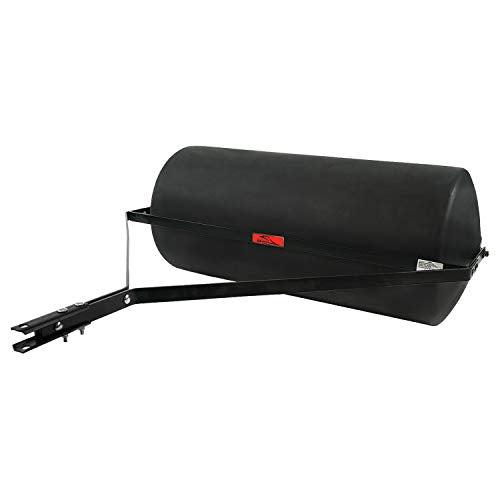 Brinly 42 Gallon 390 lb. Tow-Behind Poly Lawn Roller, 18 by 36" - color: Matte Black