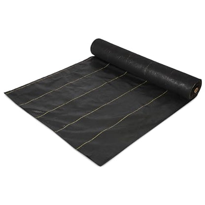 Dewitt Sunbelt Weed Barrier Fabric 3.2 oz, 6 x 300 Feet – Heavy-Duty - size: 1 Pack, style: 6' x 300'