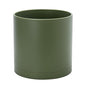 D'vine Dev Plastic Planter Pot with Saucer, 12 in, Olive, 74-X-I-3 - color: Olive, size: 12 Inch