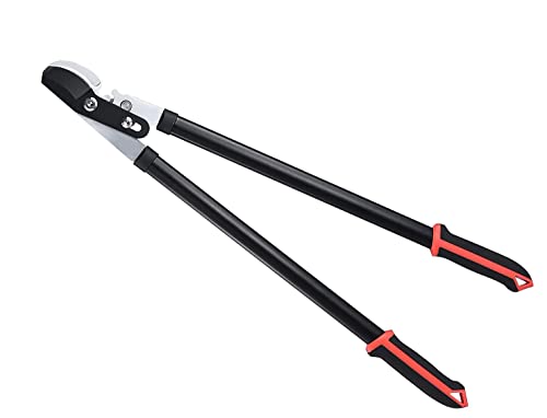 Kapoo Bypass Lopper 30 Inch Tree Trimmer with Compound Action, Chops Thick Branches with Ease, with 1.75" Cutting Capacity Tree Pruner B06 Red,Black,Loopers-b06