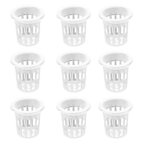 Angoily 1.5" Net Pots, 50Pcs Plastic Hydroponic Pod Net Cultivation Basket