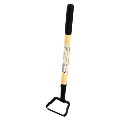 500W Hula-Ho Hand Weeder with Wood Handle & Rubber Grip - size: 14 Inches Wood Handle
