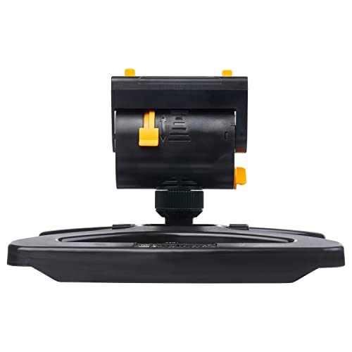 Melnor 65131AMZ MiniMax Turbo Oscillator Sprinkler, 4000 sq. ft., 4-Way Adjustable, Quick Connect Bundle, Black, Yellow (Pack of 12) - style: QuickConnect Set (Pack of 12)