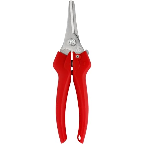 Felco F310 Pruning Snips – 7.3" Lightweight Garden Clippers for Fine Trimming & Harvesting | Pruning Shears for Gardening | Garden Snips and Pruners with Forged Aluminum Handles, Precision Tip - style: Picking Trimming Snip