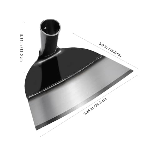 Happyyami Garden Hoe Tool Replaceable Steel Weeding Hoe Head for Digging Loosening Cutting Grass Hand Weeder Accessory 9.25 X 5.90 X 5.11 in 1 Pack