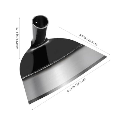 Happyyami Garden Hoe Tool Replaceable Steel Weeding Hoe Head for Digging Loosening Cutting Grass Hand Weeder Accessory 9.25 X 5.90 X 5.11 in 1 Pack