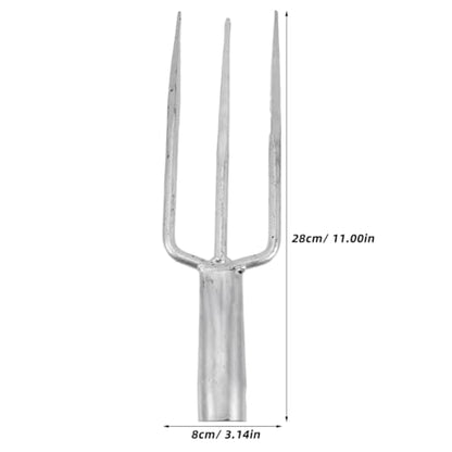Toyandona Iron Fishing Fork Multi Use Spearhead Fishing Tackle Tool