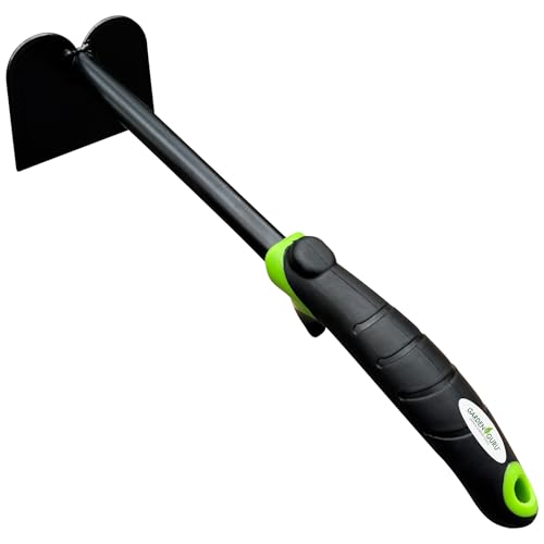 Garden Guru Hand Hoe Tiller Cultivator Tool - Carbon Steel for Ultimate Strength - Rust Resistant - Ergonomic Handle - Great for Gardening Digging Tilling Planting Cultivating Loosening (2 Pack) - size: 2 Pack