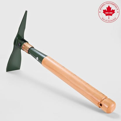 MASTIFF GEARS Folding Pick-Mattock & Pickaxe, WWII Inspired, 4.5mm 1050 High Carbon Steel, Premium Solid Wood, MOLLE Canvas Pouch, Emergency Safety Tool, Heavy Duty Camping Survival Gear - style: Folding Pickaxe
