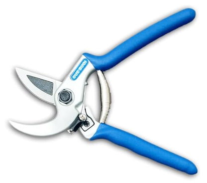 DUE BUOI B53/21 Agriculture Anvil Pruning Shears, 210mm, Aluminum Handle, Steel Blade, 7.35 oz