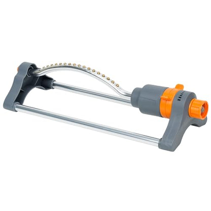 Durable Oscillating Sprinkler for Yard and Garden, Swinging Sprinkler with Adjustable Spray, Garden and Lawn Large Area Watering