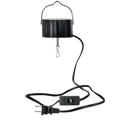 Wind Spinner Plug in Motor, Electric Powered Rotating Motor - color: Black Plug in