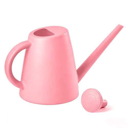 Indoor and Outdoor Watering Can - Long Spout -1/2 Gallon (64oz) - Pink - color: Pink
