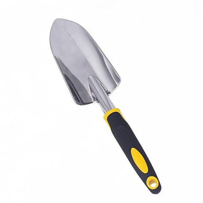 Garden Trowel with Hanging Hole - Soft Rubberized Non-Slip Handle