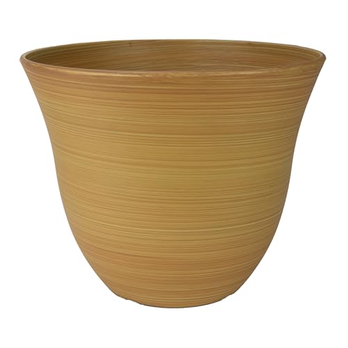 13" Honeysuckle Planter in Bamboo - color: Bamboo, size: 13"