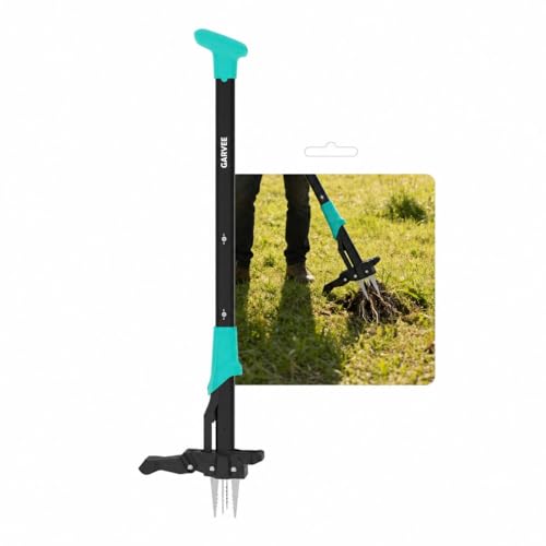 40" Long-Handle Stand-Up Weed Puller, 4-Claw Gardening Weeding Tool with Easy Ejector, Remove Weeds Without Bending, Pulling, or Kneeling