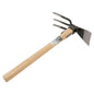 Japanese Forged Garden Hoe & Cultivator - Wooden Handle