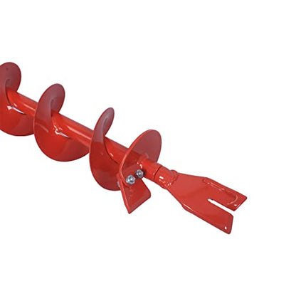 THUNDERBAY 4 Inch Diameter 36 Inch Long Earth Auger Bit with Fishtail Point, for Decks, Mailboxes, Fences, Tree Planting - size: 4" Earth Auger Bit