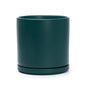 D'vine Dev 8 Inch Ceramic Planter Pot, Teal, 94-O-D-9 - color: Teal, size: Medium