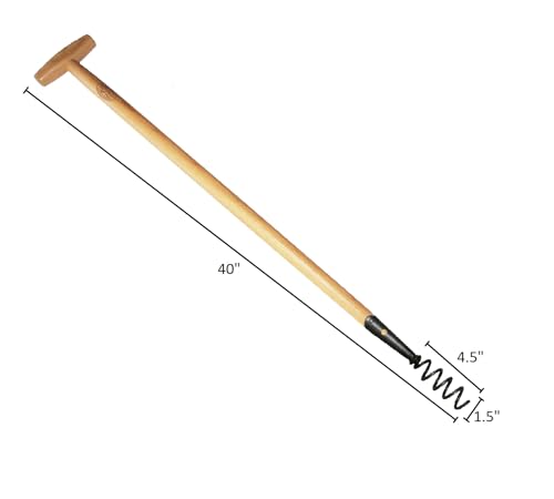 DeWit Corkscrew Weeder with Long Handle - size: Long Handle