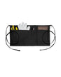 Canvas Work Waist Apron with 3 Pocket - color: 1 Pack Black Waist Utility Apron