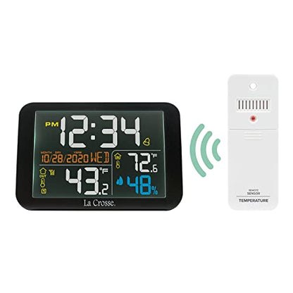 La Crosse Technology Color Weather Station (308-66677-INT), Black