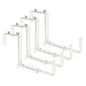 Window Box Bracket,Adjustable Planter Box Brackets,White,4Pack - color: White, size: 4 Pieces