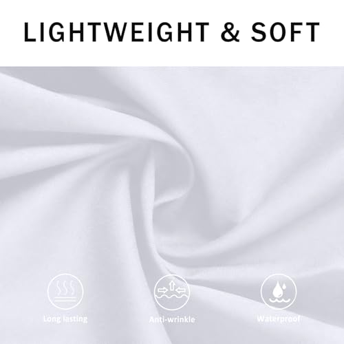 BOHARERS Waist Apron with 3 Pockets 3 Pack - White Waitress Server Short Apron - color: 3 Pack White