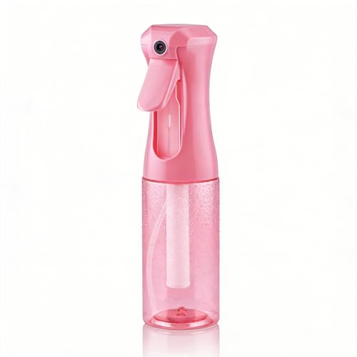 Continuous Spray Bottle for Hair, 6.8 OZ Ultra Fine Mist Spray Bottle - color: Pink