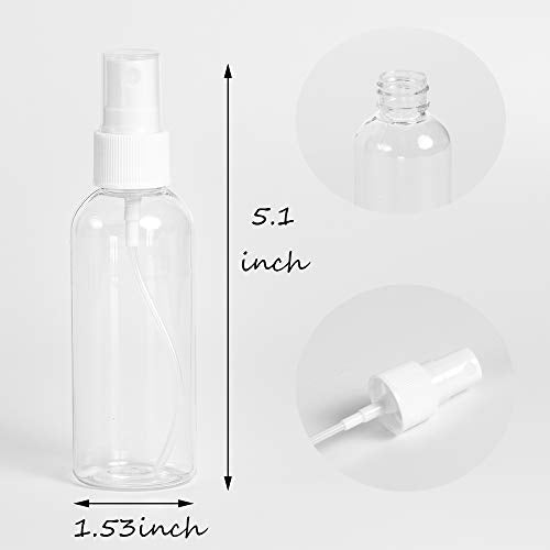6 Pack Small Spray Bottle, 2.7oz/80ml Travel Spray Bottle