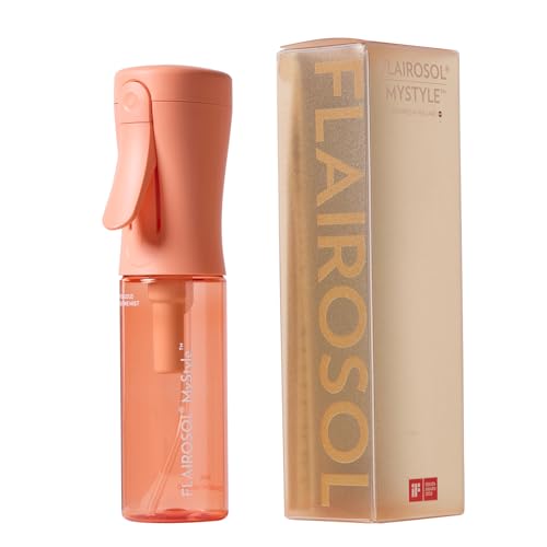 FLAIROSOL MyStyle Travel Continuous Spray Bottle, 3.04oz/90ml, Peach - color: Peach, style: 1 Pack