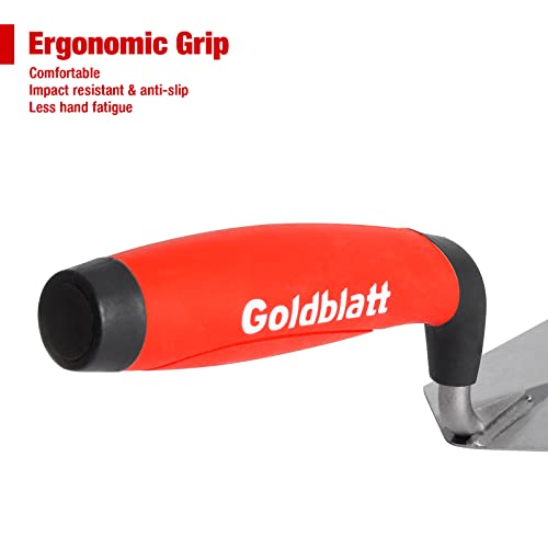 Goldblatt 6''X2'' & 5''X2'' Margin Trowel Set for Tile, Masonry, Cement