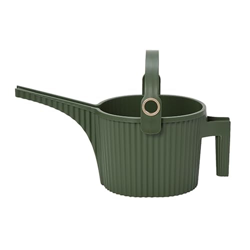 Hachiman Small Watering Can with Widened Spout - color: Garden Green, size: Small (Single)