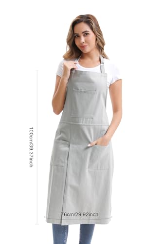 Nanxson Pottery Apron Split Leg with 3 Pockets & Adjustable Buckle - color: Khaki