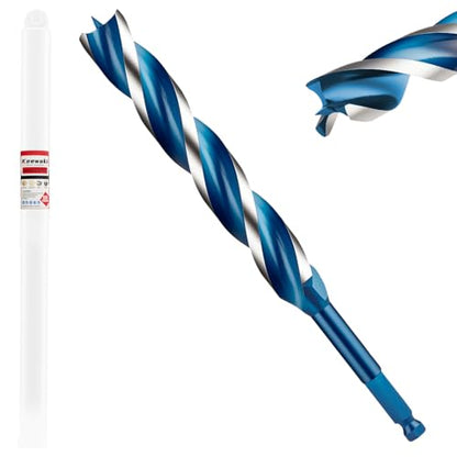 Wood Auger Drill Bits, 3/4" x 9" Length :9 inch - size: 3/4" x 9"