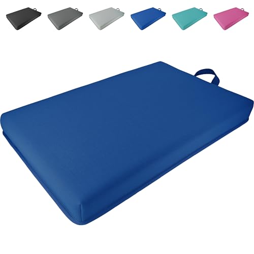 Extra Thick Kneeling Pad, Bath Kneeler Pad, Garden Kneeling Pad for Knee, Water Resistant Soft Memory Foam Cushioning for Workout, Yoga, Bathing, Physical Therapy, Prayer Pillow, Blue