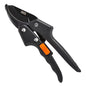 Germany Pruning Shears, Arthritis Weak Hand Snips, Work 3 Times Easier, 1-Inch Cut Capacity Garden Clippers, Ergonomic handle (Pulley - Labor-saving) - color: Grey