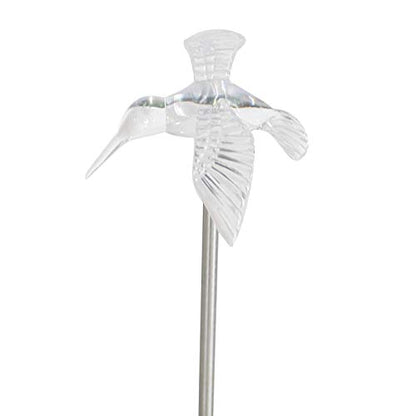 QIDEA Outdoor Solar Hummingbird Garden Stake Light for Outside Yard Decor