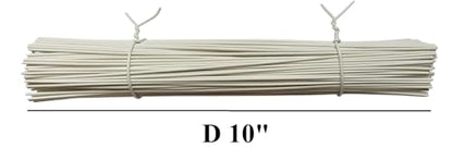 10 ",White,500 Pcs,Plastic Twist Ties, Garden Plant Twist Tie Cable Tie, Plastic Cable Ties for Bread Candy Bags, Gift Bags (Circular Material)) - color: 10 ",White,500 Pcs