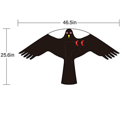 Bird Scarer Kite Without Pole Bird Hawk Flying Kite-Style C - color: style C without pole
