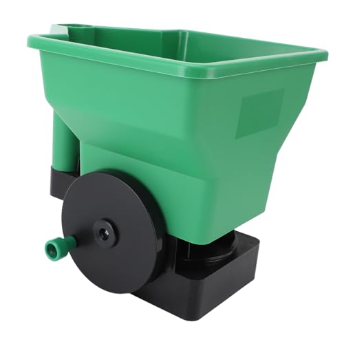 3L Manual Handheld Spreader,Ergonomic Lawn Garden Fertilizer Spreader for Seeds, Salt, Granules Lightweight, Labor Saving Design for Even Distribution