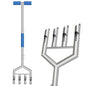 Manual Push Core Aerator Lawn Tool: Semi-Assembled Lawn Aerator
